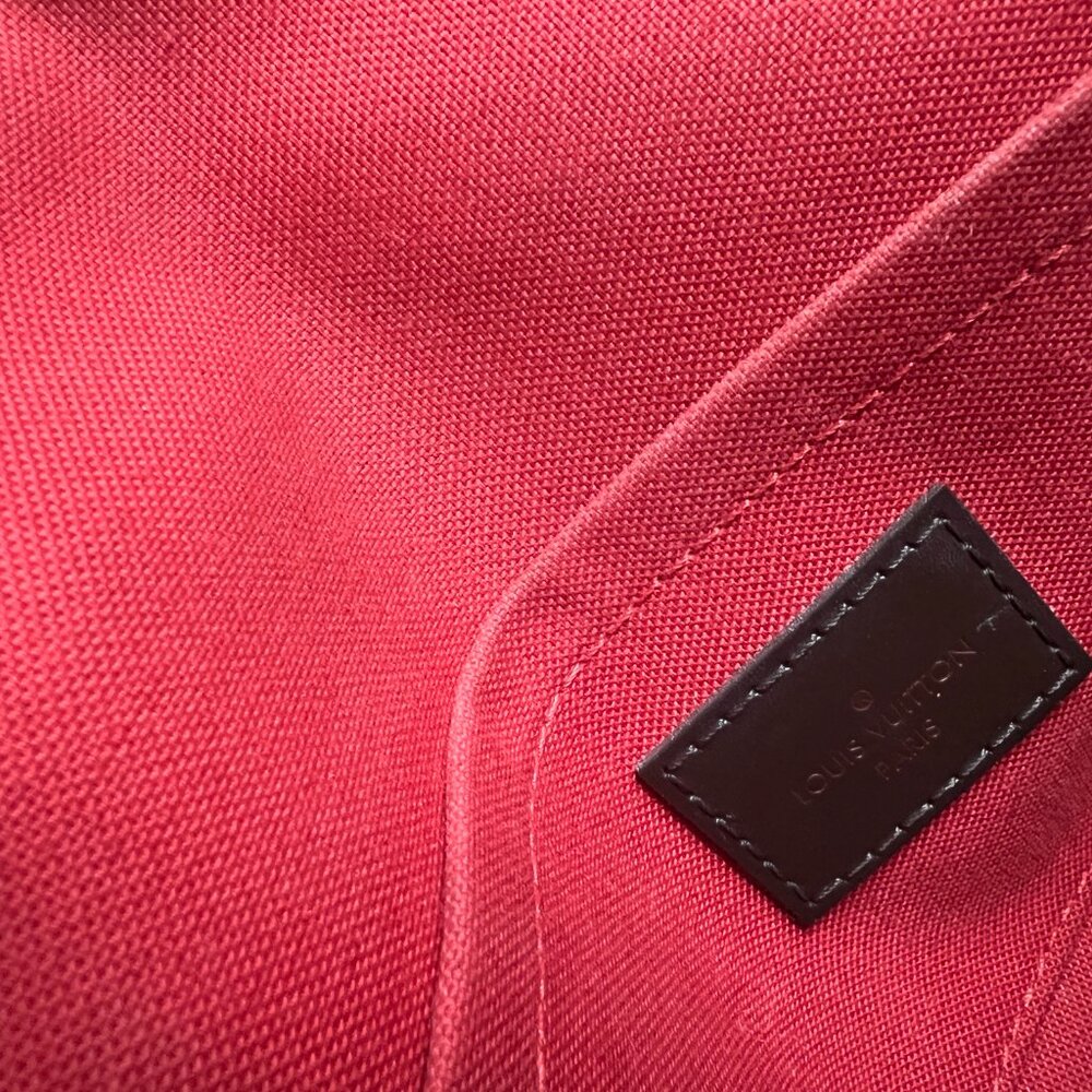 Louis Vuitton Favorite MM Damier Ebene Chain Handbag Brown - Picture 3 of 12